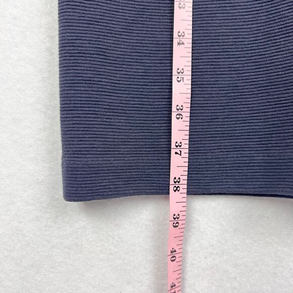 BODEN 4 Betty Ottoman Navy Short Sleeve Wiggle Ribbed Stretch Sheath Dress - Picture 10 of 10